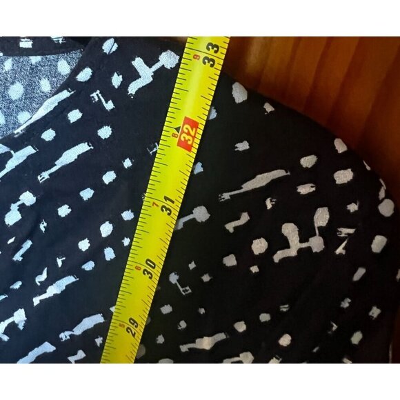 Wet‎ Seal Women's Small Black & White Rayon Dress - Picture 7 of 9